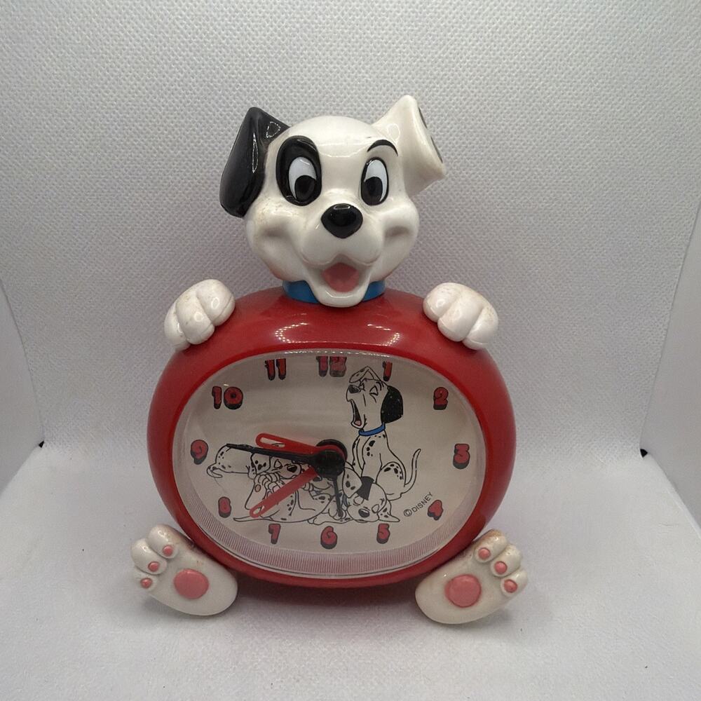 Vintage 101 Dalmatians Alarm Clock - 1990's - Untested With Box